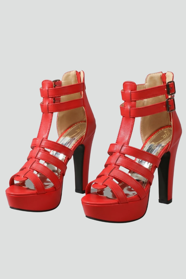 Women's comfortable slip-on platform sandals, ideal for summer casual wear & everyday style.