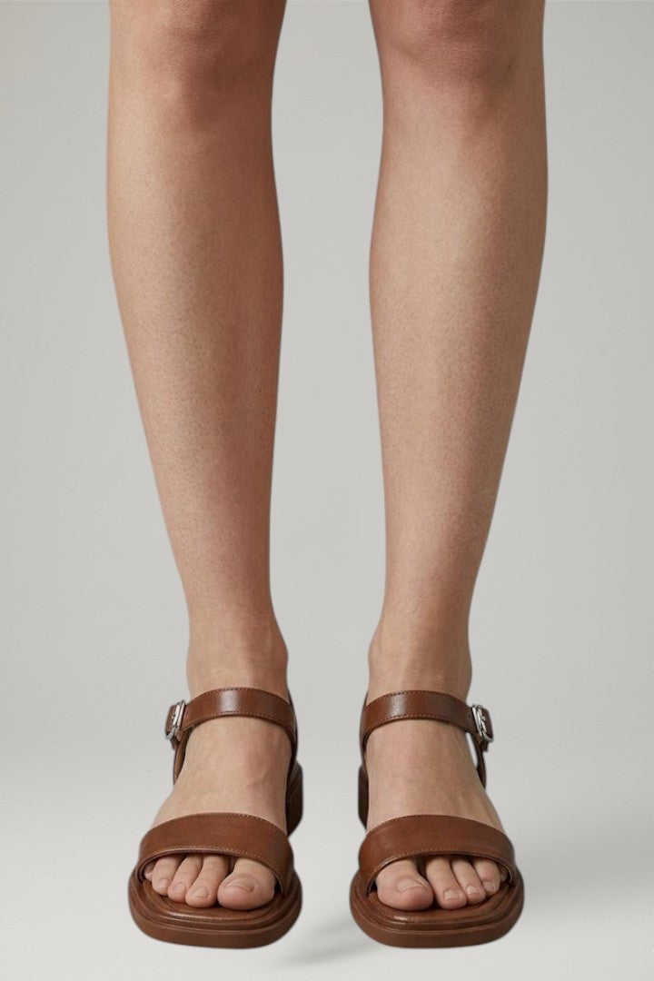 Stylish women's open-toe sandals with adjustable straps & stable block heel for all-day comfort.
