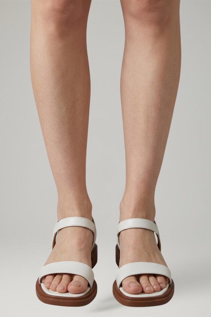 Elegant women's adjustable strap block heel sandals, offering comfort and style for versatile summer occasions.