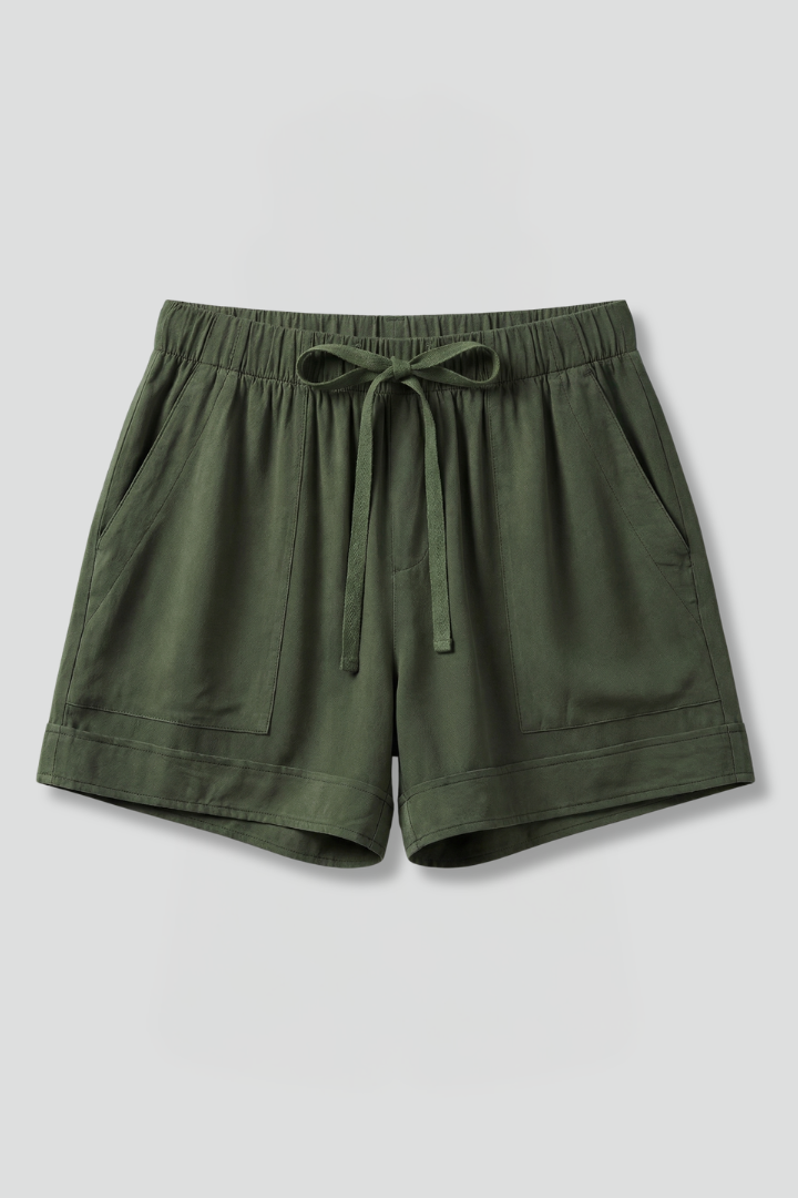 Women's relaxed fit drawstring shorts for ultimate comfort & everyday wear.