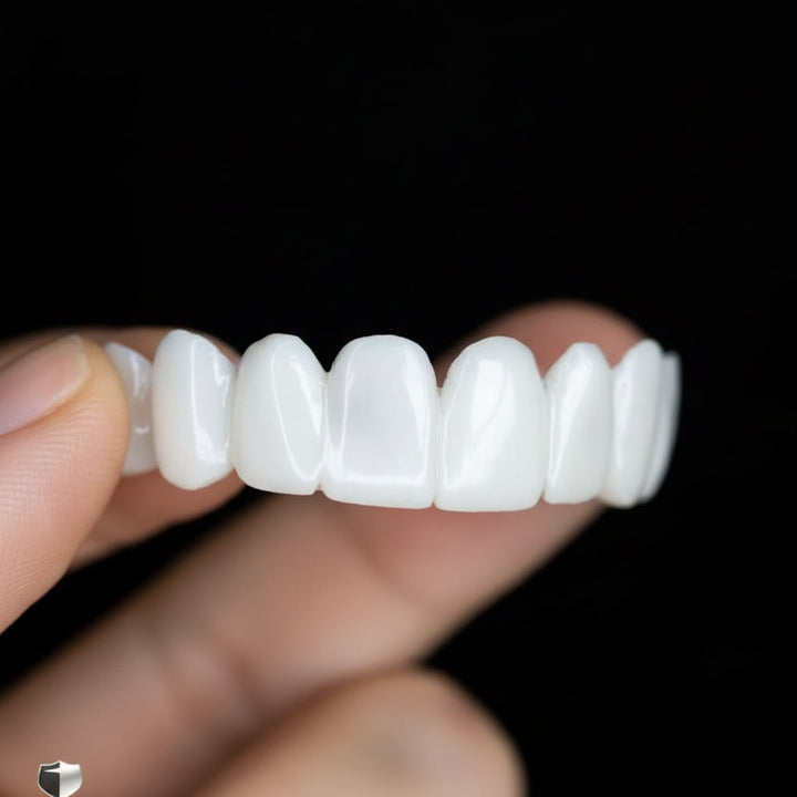 Unisex instant smile veneers: a dental prosthesis for naturally white and enhanced teeth.