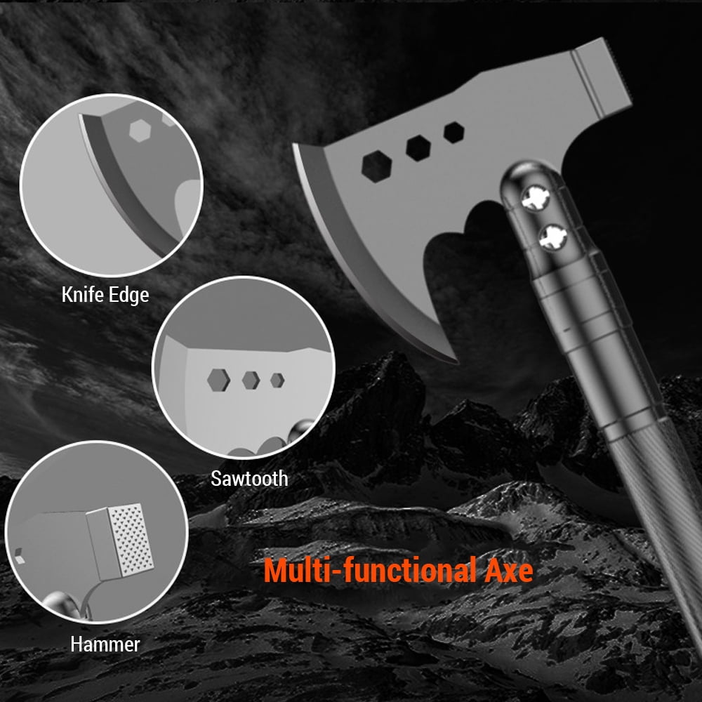 25-in-1 Survival Multi-Tool Shovel Kit for Outdoor Adventures