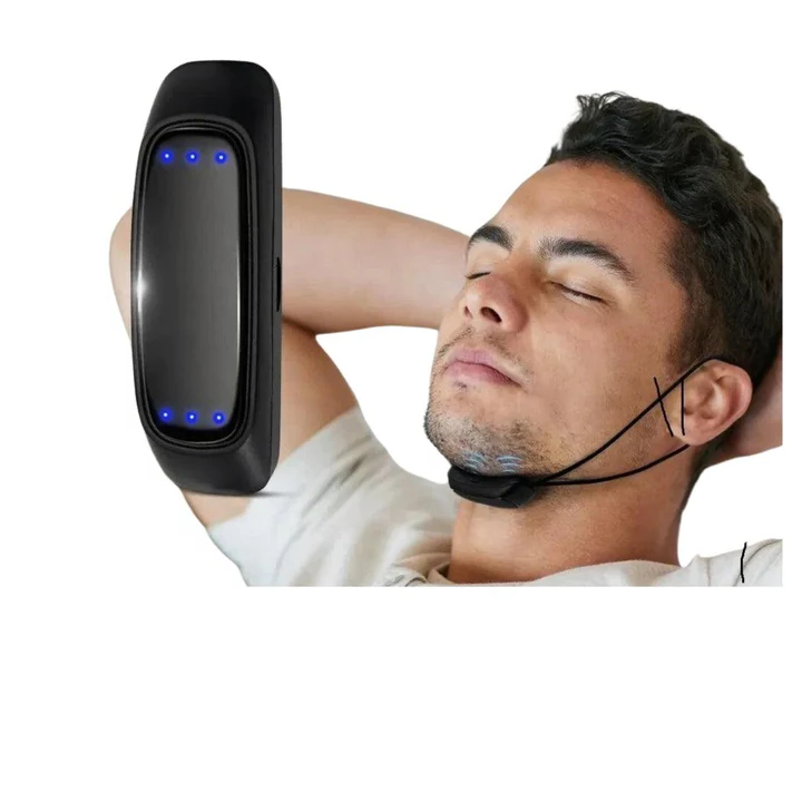 Adult Smart Anti-Snoring Device for restful sleep & apnea relief.