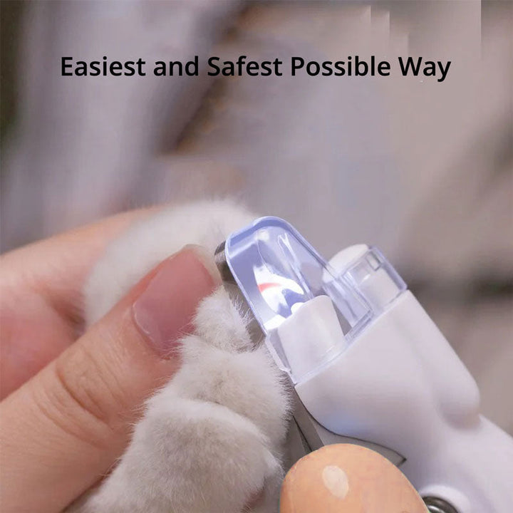Reliable dog nail trimmer with quick sensor & LED light. Essential pet supplies for safe grooming at home.