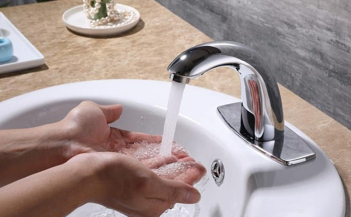 Automatic Touch - Free Sensor Bathroom Faucet for Germ - Free Use - Lexians
