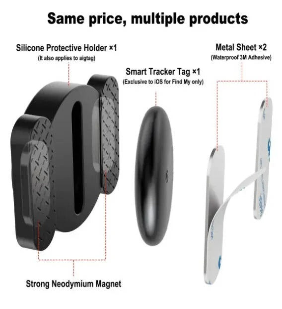 Durable, weatherproof GPS tracker with strong magnetic mount, ideal for anti-theft vehicle and asset tracking.
