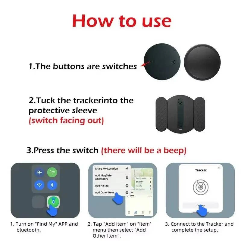 Anti-theft vehicle GPS tracker with magnetic mount, providing real-time location updates for car security and asset tracking.