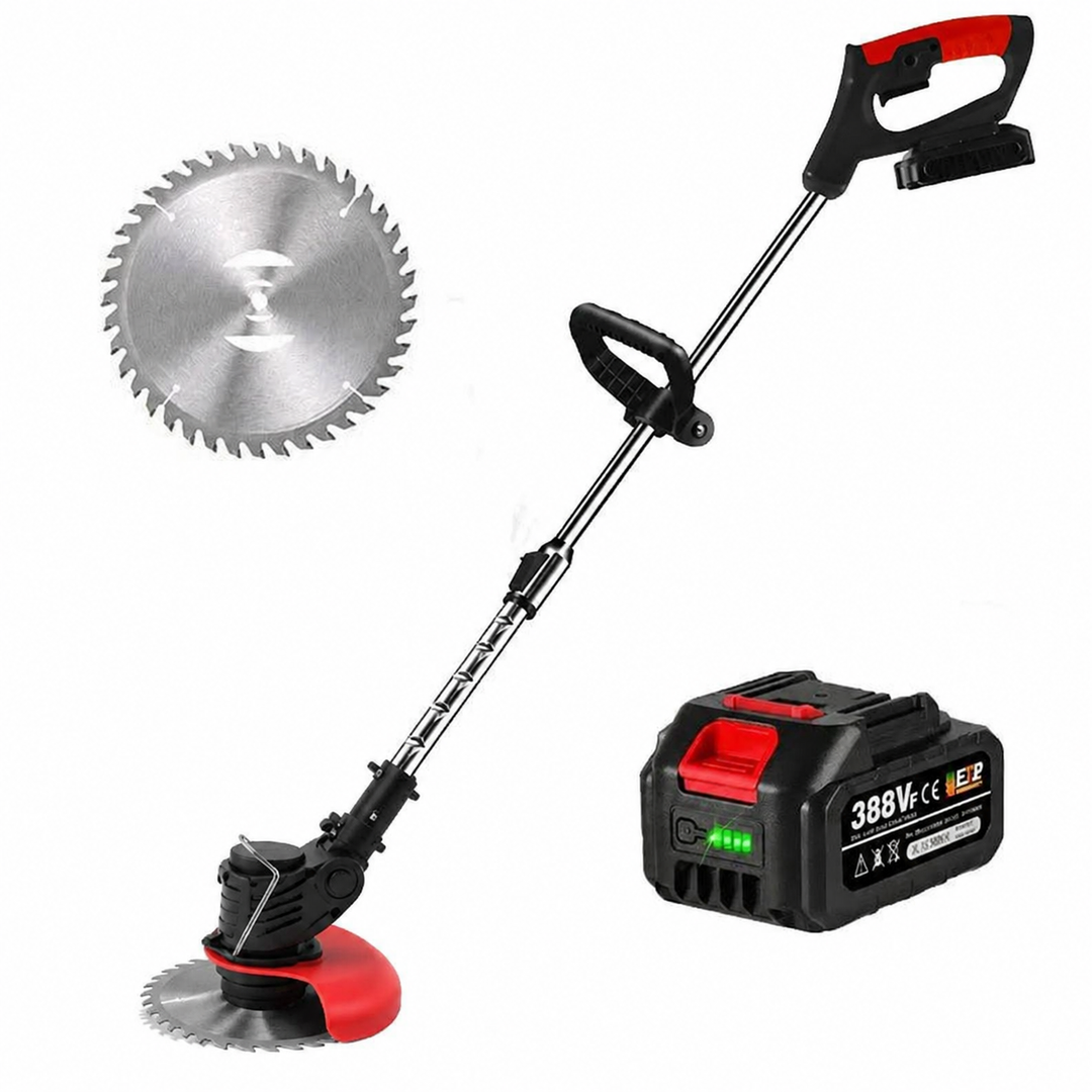 Cordless Electric Grass Trimmer - Battery Operated by Homeowners