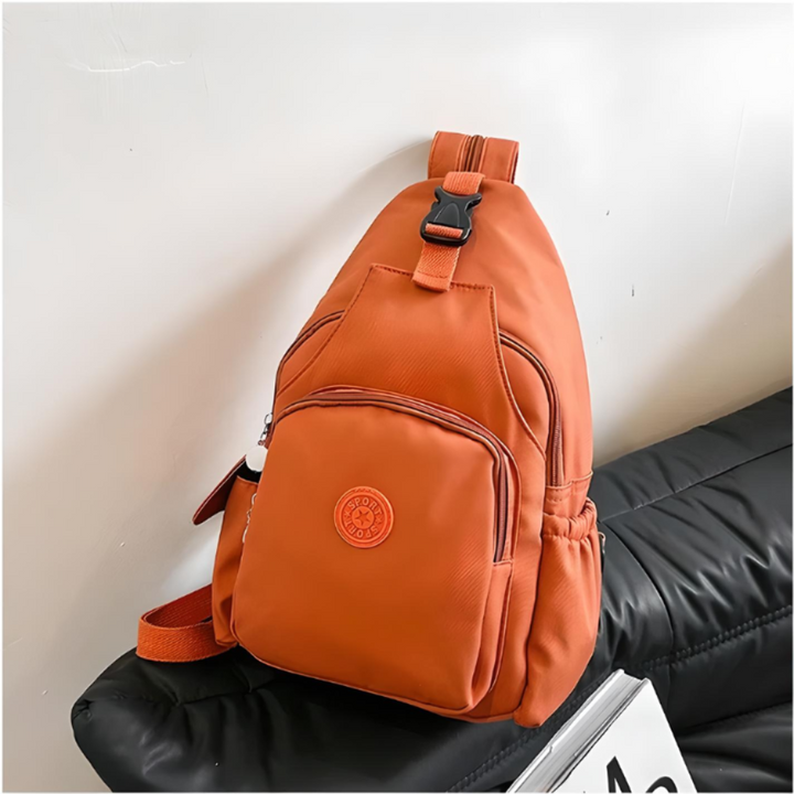 Secure unisex anti-theft crossbody bag with multiple hidden pockets for valuables. Ideal for travel & urban daily carry.