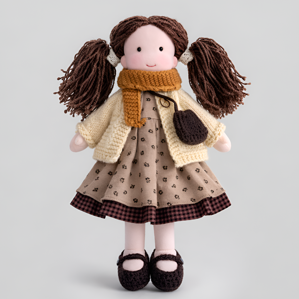 Versatile Waldorf doll, soft & natural, a lovable toy for all imaginative play scenarios.