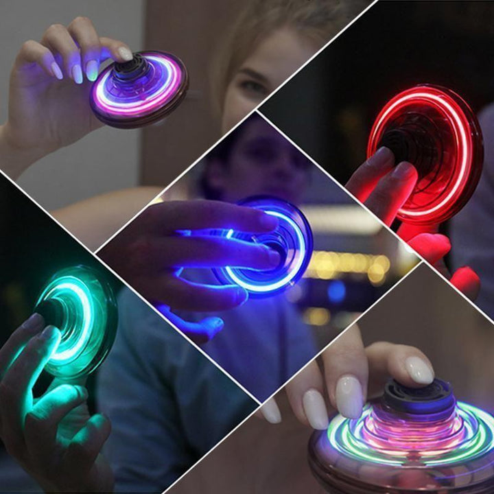 Durable mini flying drone with bright LED lights, an interactive helicopter toy designed for kids.