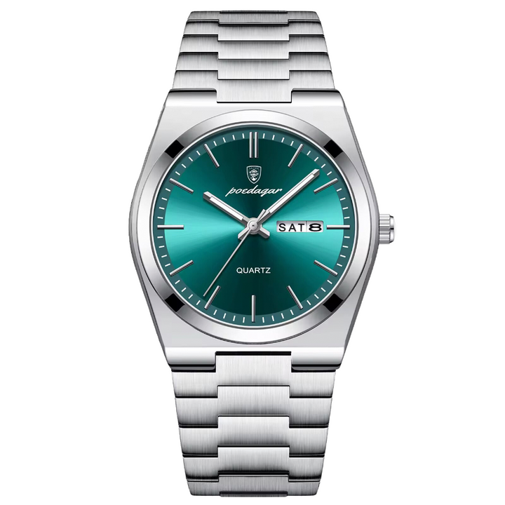 Luxury men's classic wristwatch featuring a date display, ideal for formal events or as an elegant gift for him.