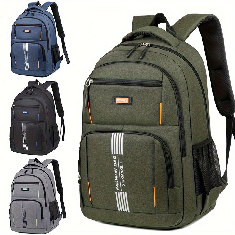 Modern men's travel backpack, offering large capacity for all your essentials & stylish appeal.