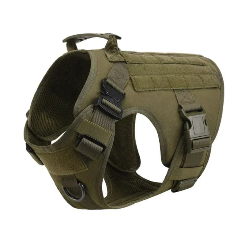 No-pull dog training harness vest for all breeds, adjustable & comfortable for safe dog walking.