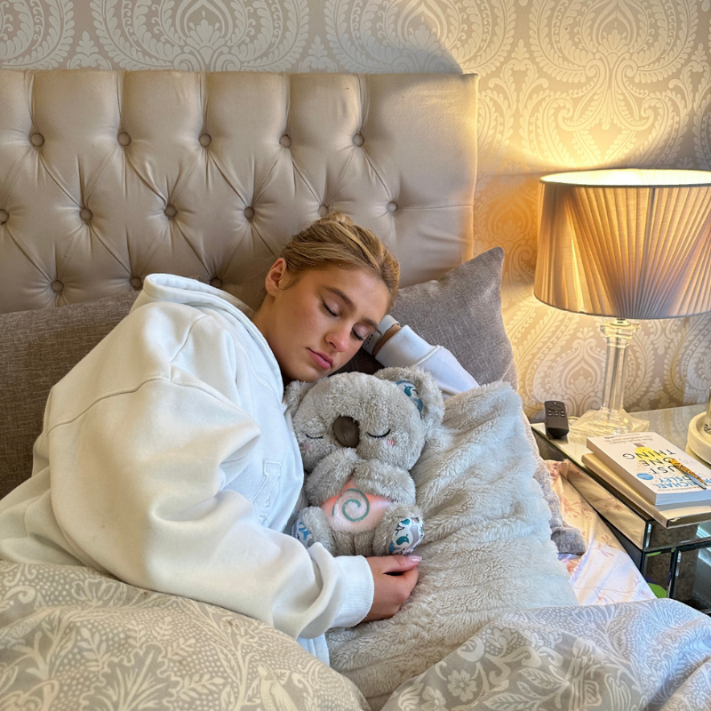 Unisex soothing plush toy with gentle light. A soft, huggable comfort companion & relaxation aid.