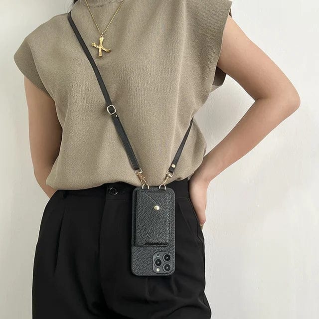 Versatile women's iPhone bag, functions as a wallet & crossbody pouch. Essential everyday carry accessory for her.
