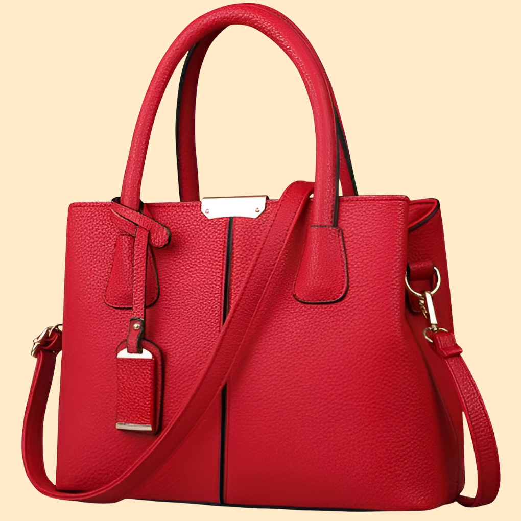 Chic structured satchel handbag for women, a stylish everyday work bag. Classic design, perfect fashion accessory.