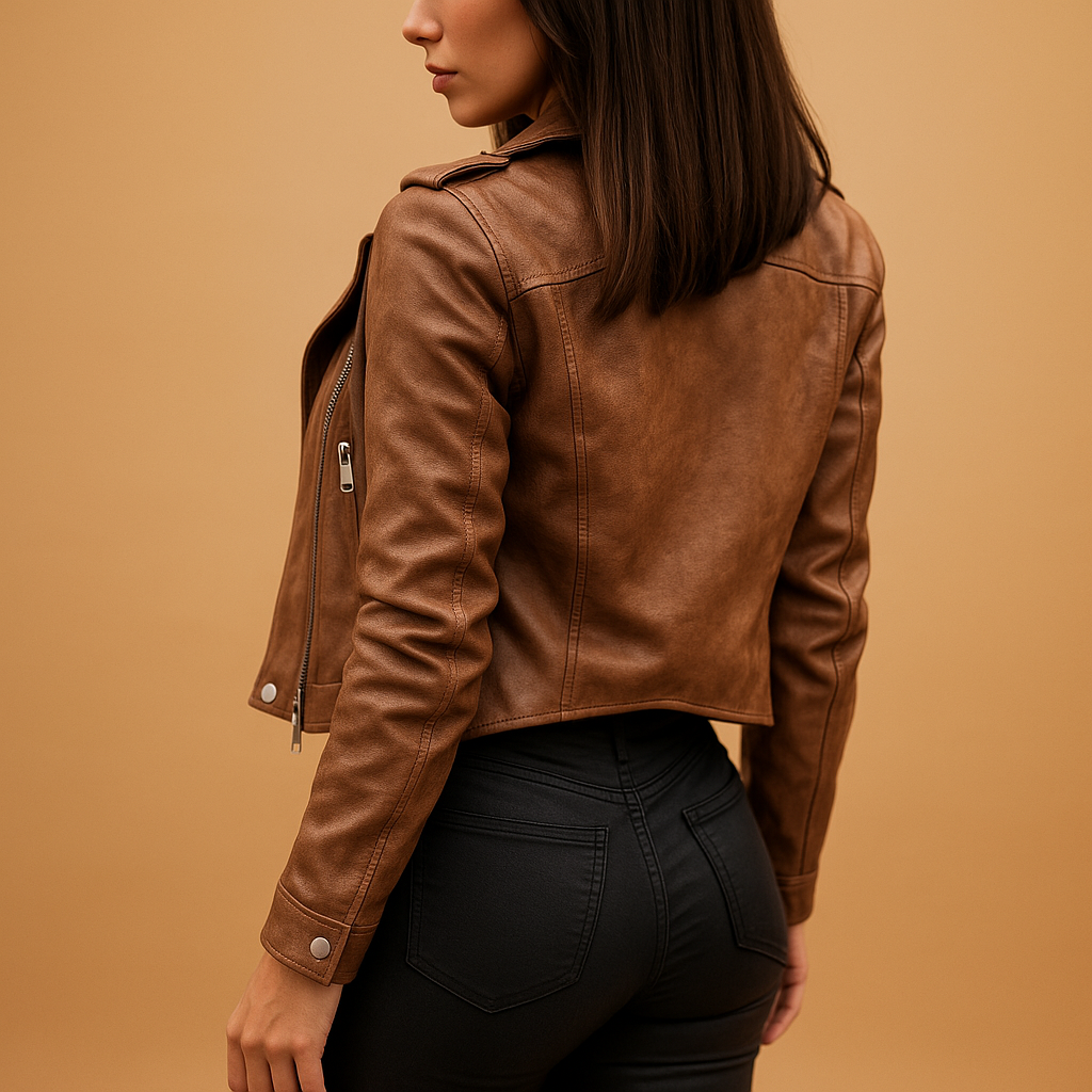 Women's Chic Tailored Jacket: a lightweight & versatile zip jacket. Ideal for office, casual, & all-season outerwear.