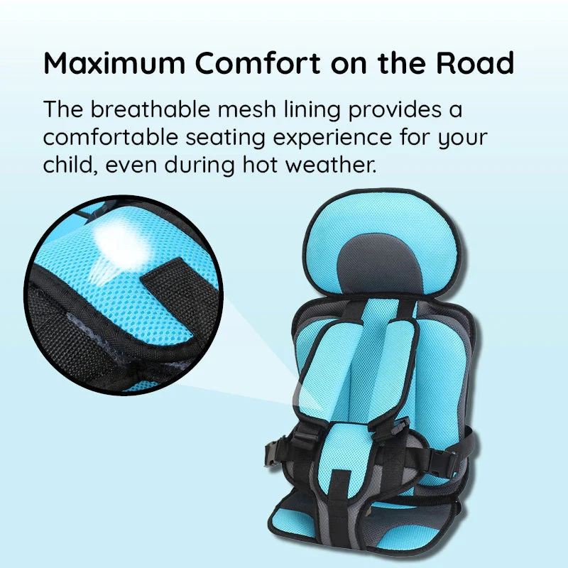 Premium child booster seat, adjustable for growing kids, ensuring maximum vehicle safety.
