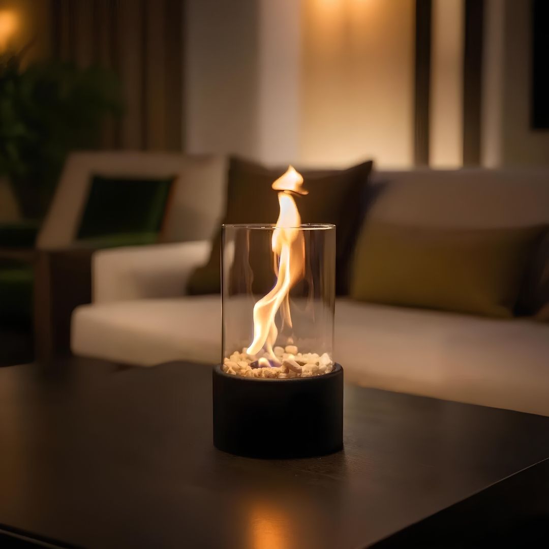 Classic Lumora oil lamp for elegant home decor, providing warm ambient lighting and vintage charm.