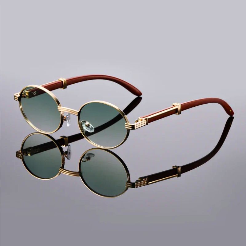 Unisex round sunglasses featuring UV400 lenses, ideal for stylish eyewear and sun protection.