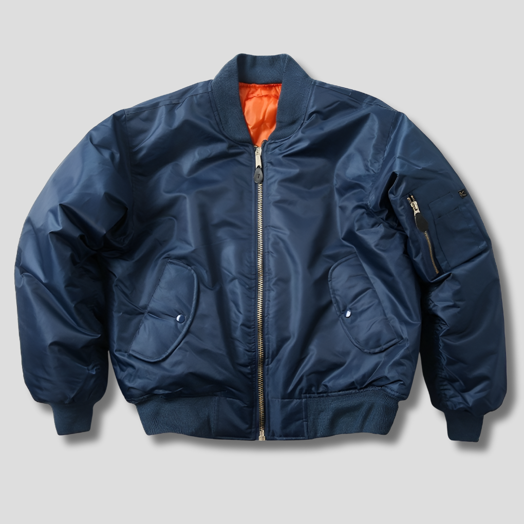Durable classic unisex bomber jacket for women. Essential everyday outerwear, great for all seasons & casual looks.