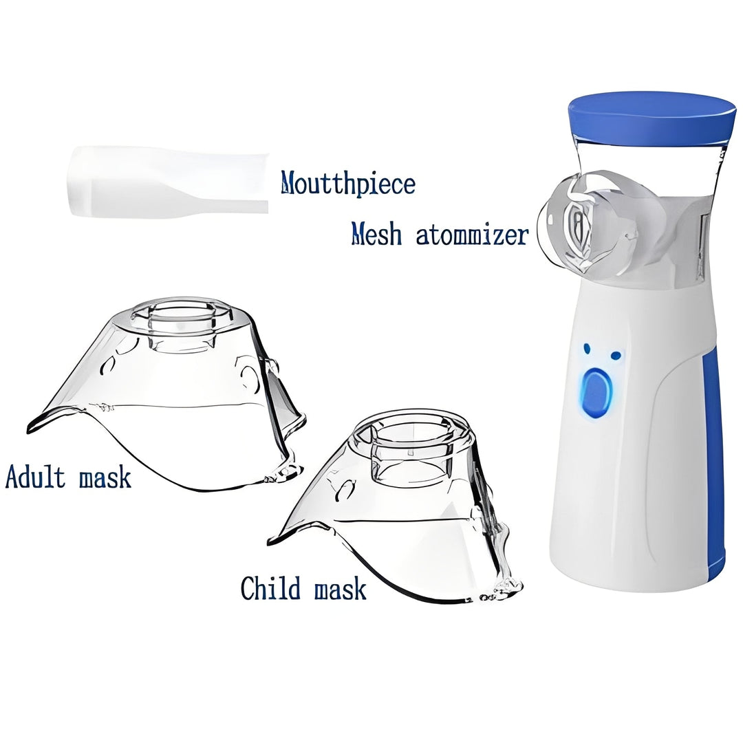TavvitaImp008 USB nebulizer for easy charging & portable respiratory care on the go.
