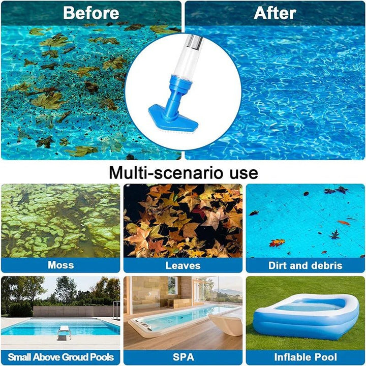 Cordless Rechargeable Pool Vacuum Cleaner with 3 - in - 1 Functionality - Lexians