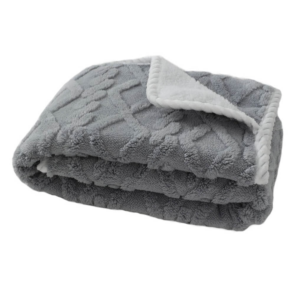Luxurious lambswool fleece dog blanket, extra soft and cozy, perfect for pet beds & ultimate comfort.