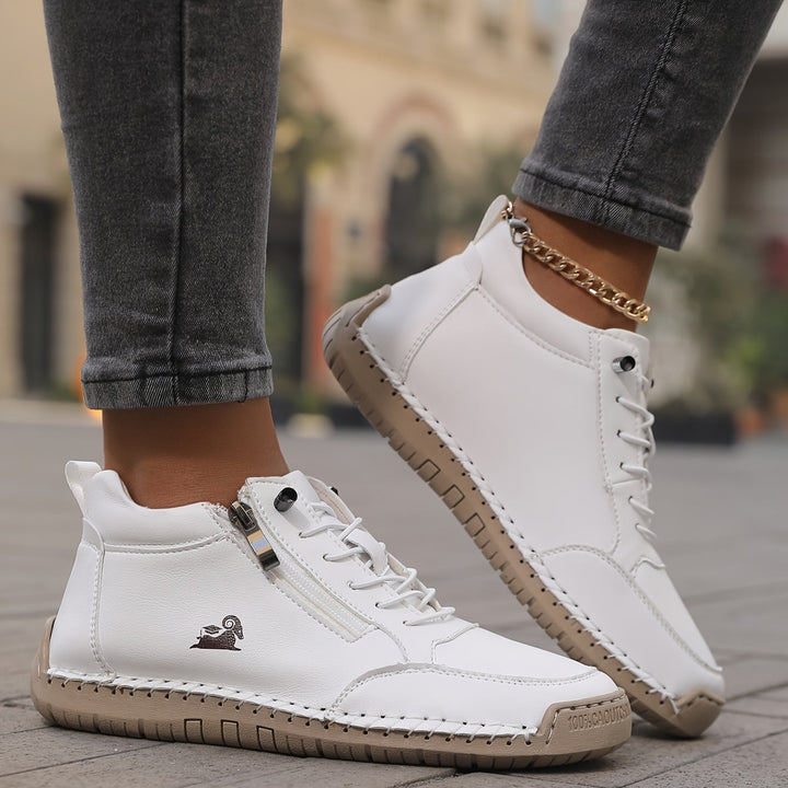 UK footwear pick: Danielle zip-up sneakers for women's walking shoes