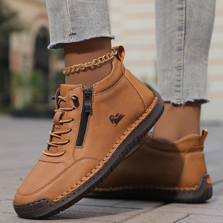 Spring sneakers: Danielle zip-up women's walking shoes, lightweight and comfy