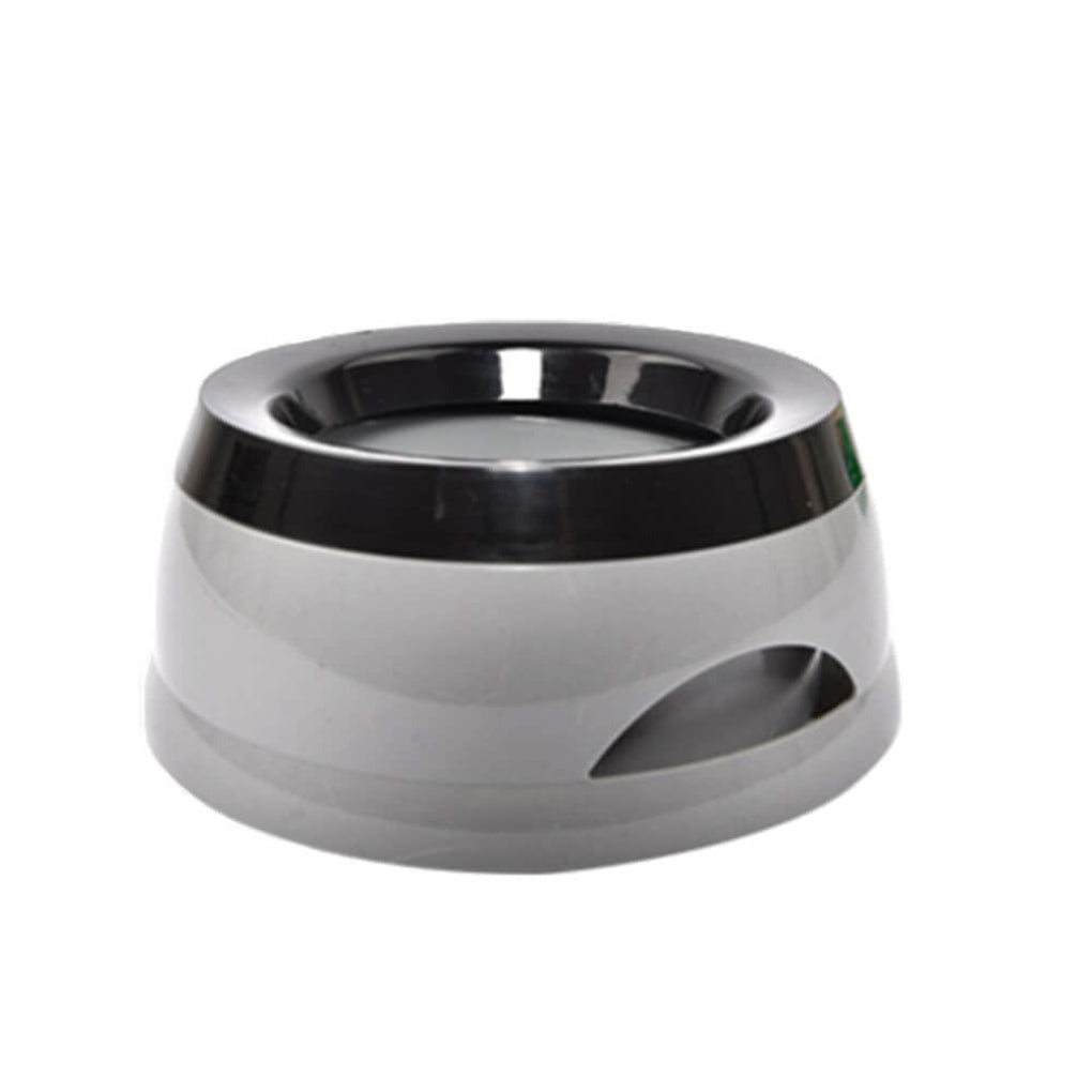 Innovative floating disk dog water bowl for splash-free pet hydration on the go. Great for travel & everyday use.