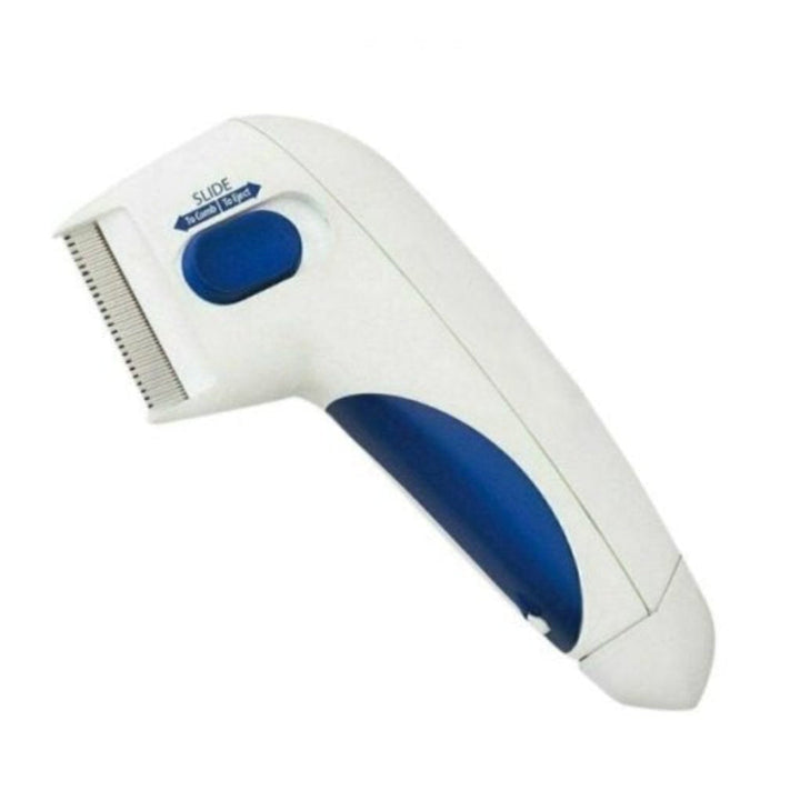 Innovative electric flea remover comb for pets, gentle and effective pest control, promotes pet health.