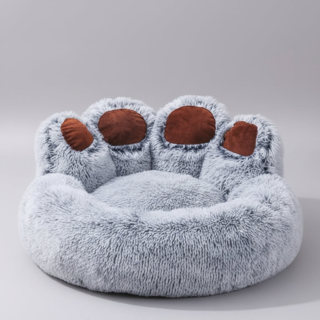 Cozy anti-anxiety dog bed, a plush pet sofa providing ultimate comfort for your dog, with a washable cover.