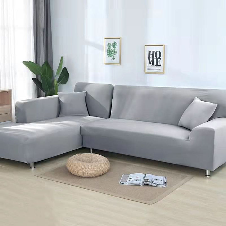 Affordable universal fit elastic sofa protector cover, great for home decor & family life.