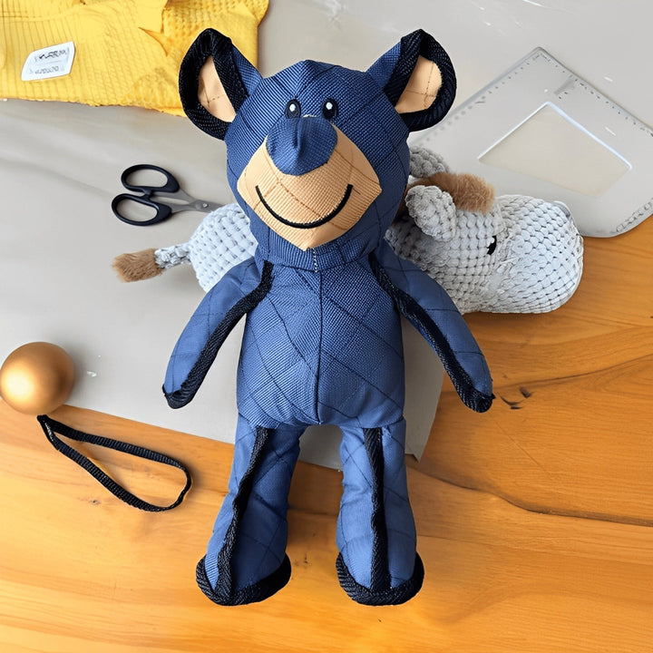 Soft yet durable plush dog chew toy, ideal for comfort and long-lasting playtime for pets.
