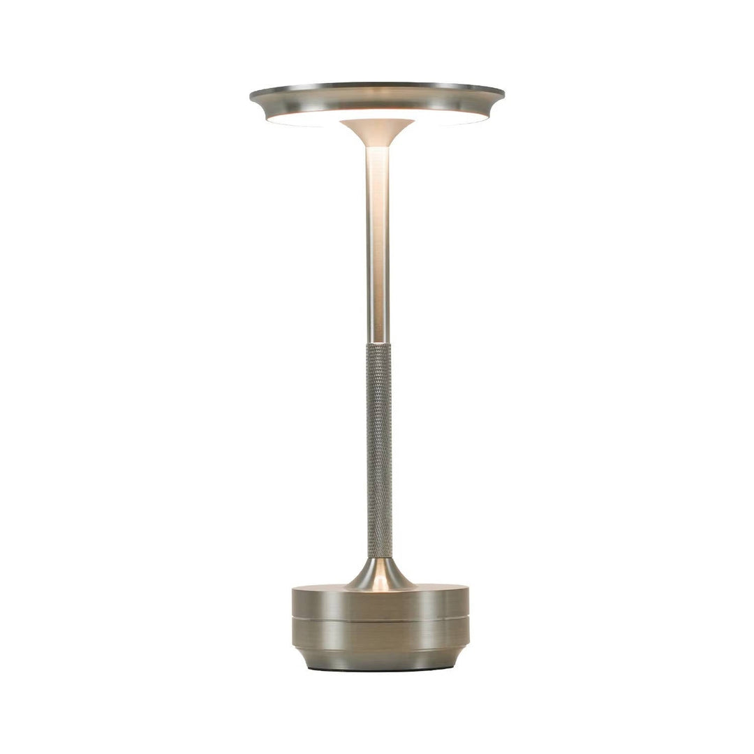 Rechargeable portable lamp with touch dimming & 3-color LED. Enhance your desk, bedside, or living space.