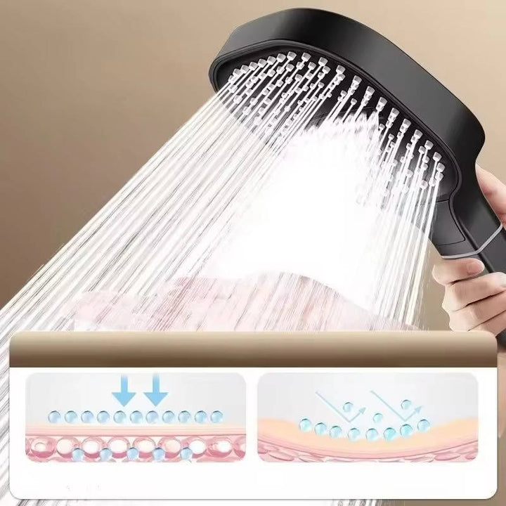Easy install filtered shower head, universal fit for any bathroom. Get cleaner water & better pressure.