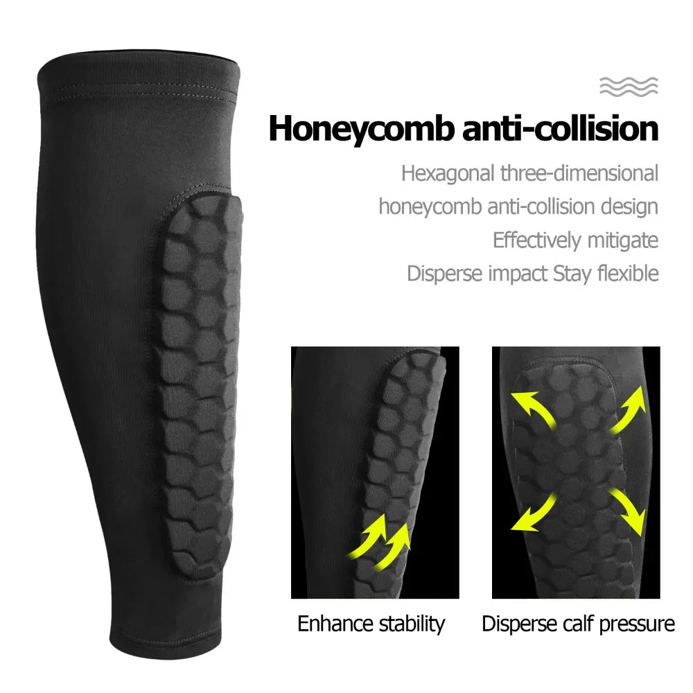 Durable unisex soccer shin guards: lightweight leg protection for football & athletic training, ultimate sports gear.