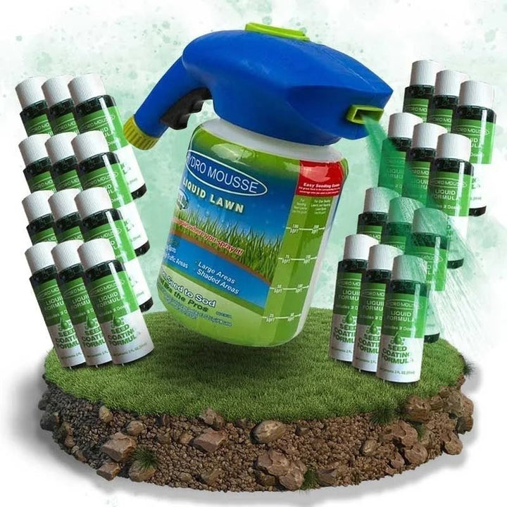 Eco - Friendly Lawn Seed Spray for Flawless Grass Growth - Lexians