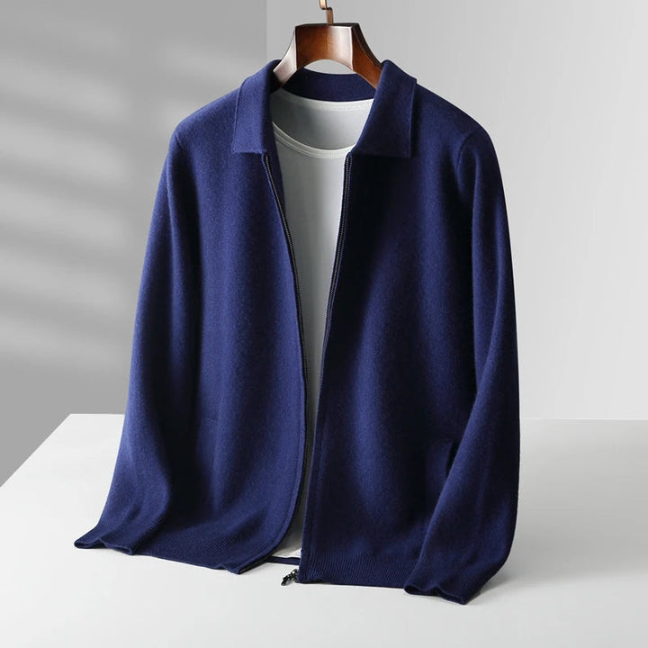 Soft cashmere women's cardigan sweater in a cozy, relaxed fit, perfect for layering