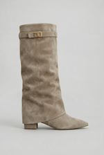 Taupe Suede Look