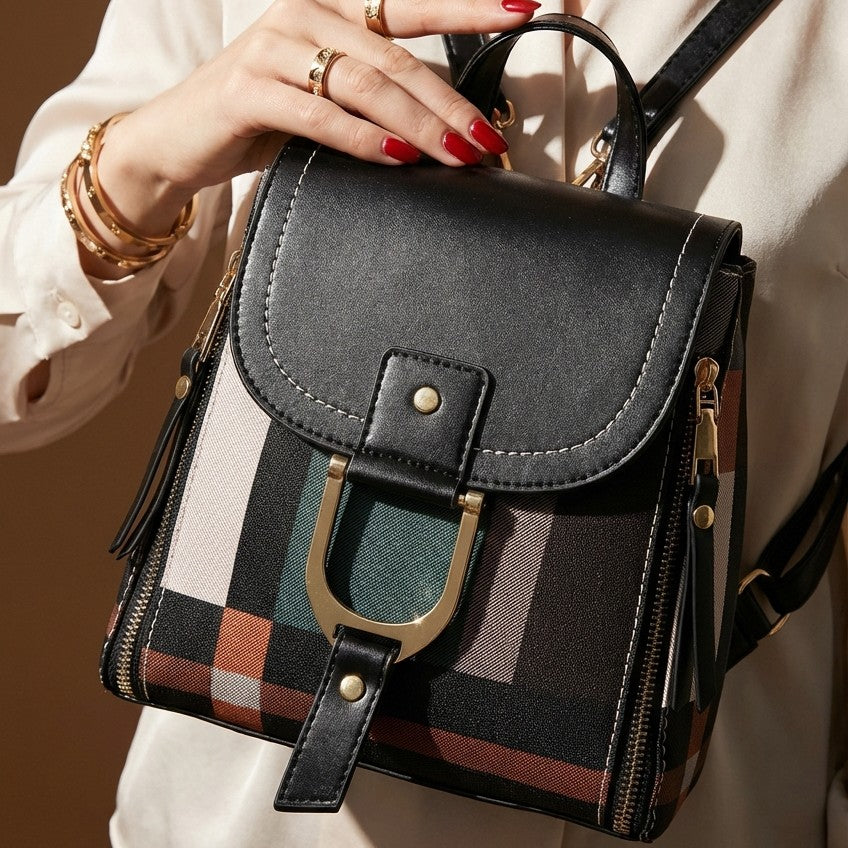 Stylish brown women's crossbody bag, perfect versatile shoulder handbag