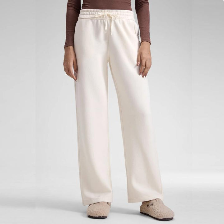 Soft cotton blend wide leg casual pants for women, offering a stylish flowy silhouette