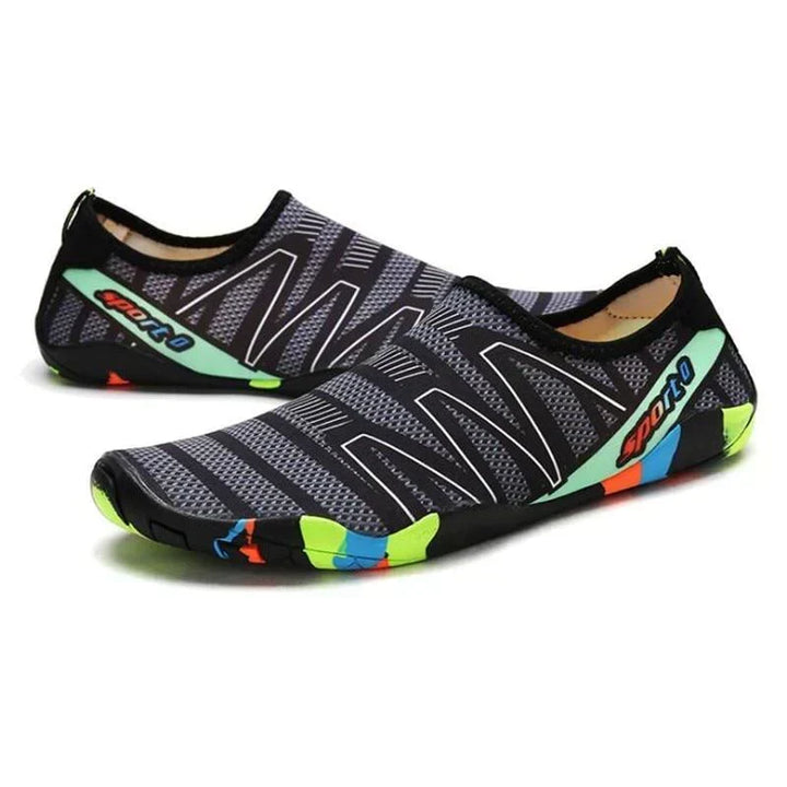 Unisex non-slip AquaFlex water shoes, ideal for beach and watersports. Flexible & quick-dry.