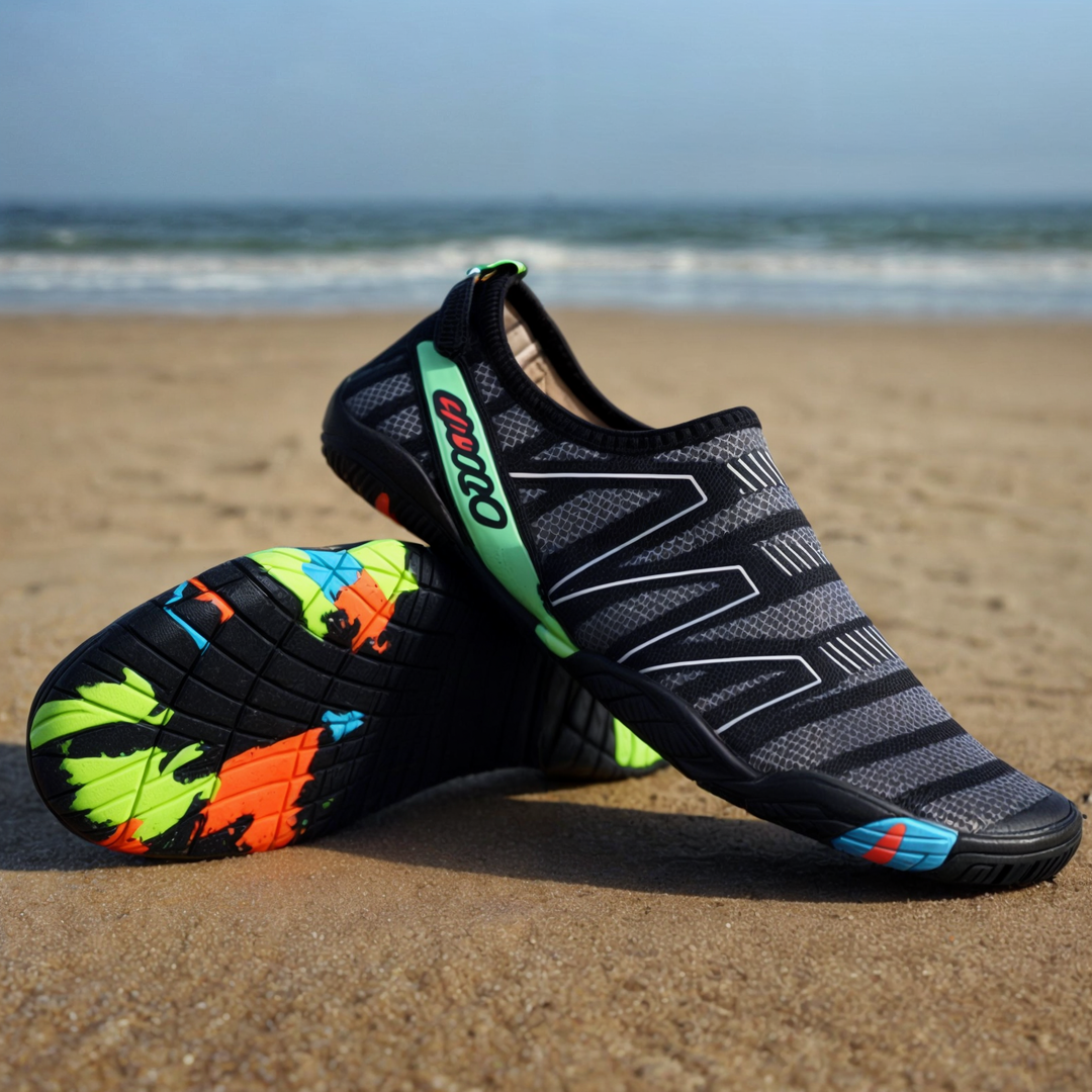 AquaFlex quick-dry unisex water shoes, perfect for beach, swimming, & outdoor sandals.