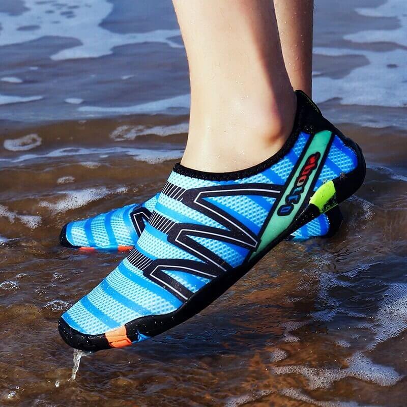 Versatile AquaFlex water shoes for beach, kayak, & all water adventures. Quick-dry & unisex.