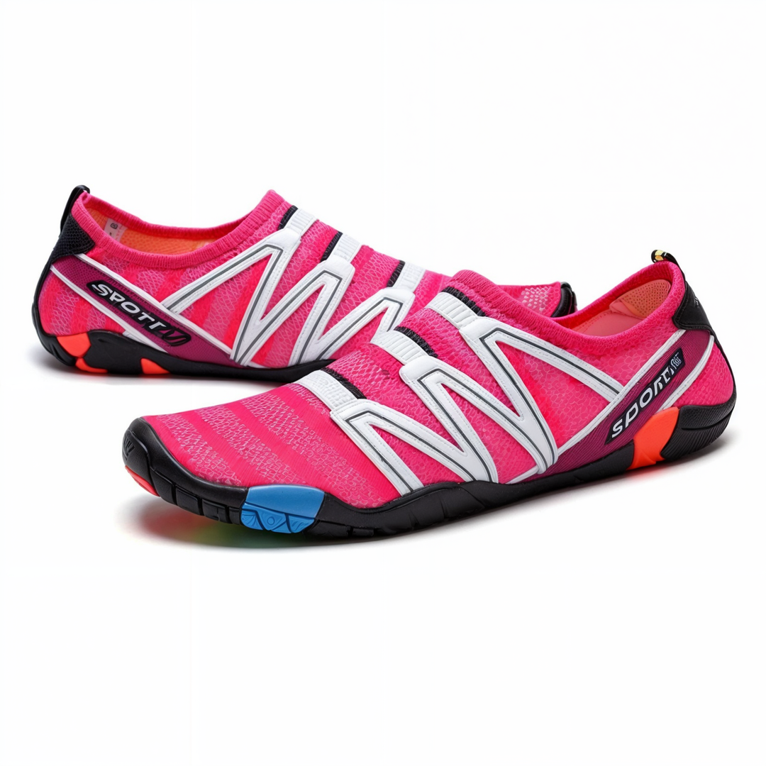 Breathable AquaFlex quick-dry water shoes for ultimate comfort. Flexible & ideal for beach.