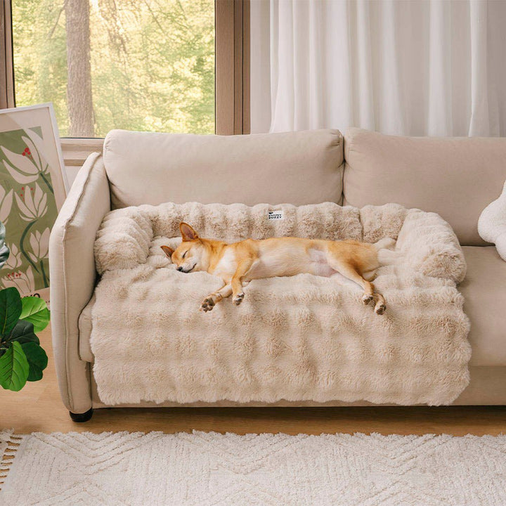 Fluffy Fuzzy Calming Dog Sofa Protector Mat - Lexians