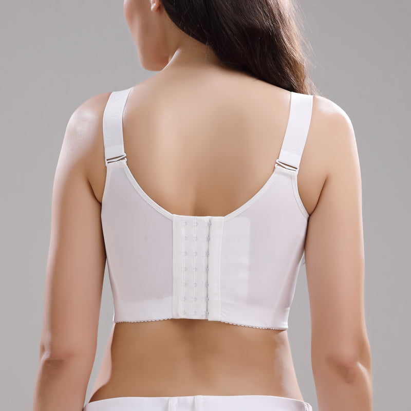 Ultimate comfort floral lace front closure bra for women, an elegant and supportive piece of underwear.